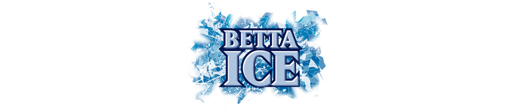 Betta Ice banner on white background