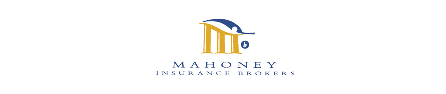 Mahoney Insurance banner on white background