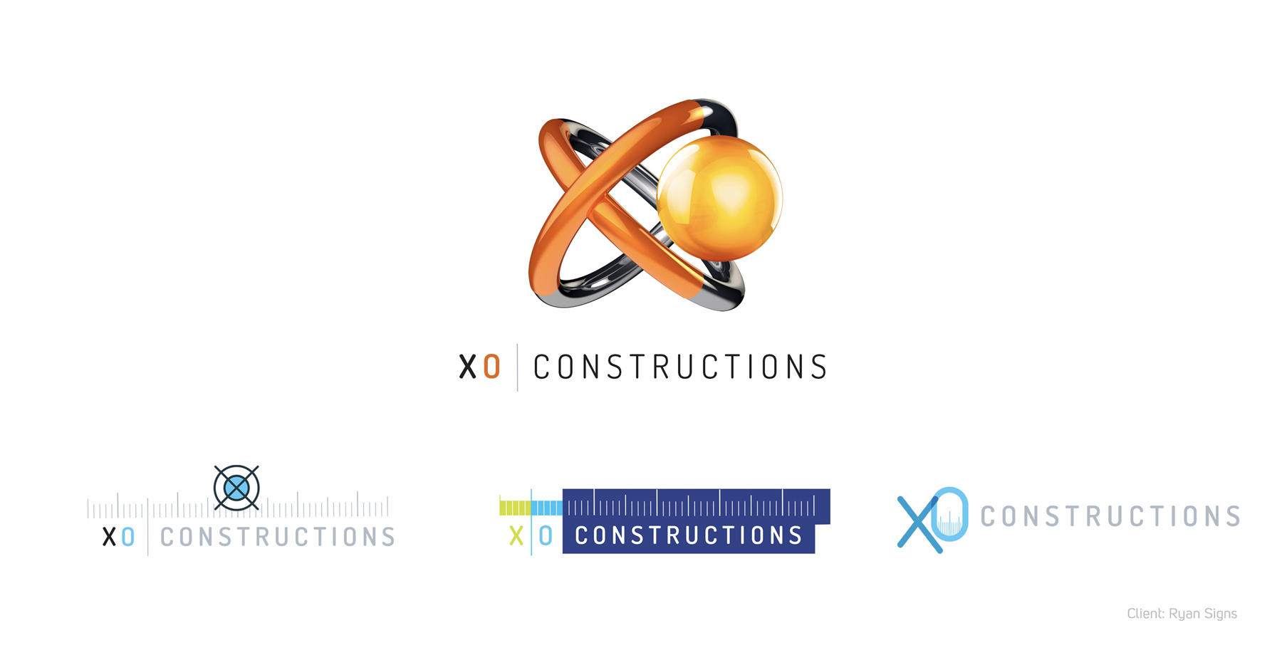XO Constructions Logo Banner