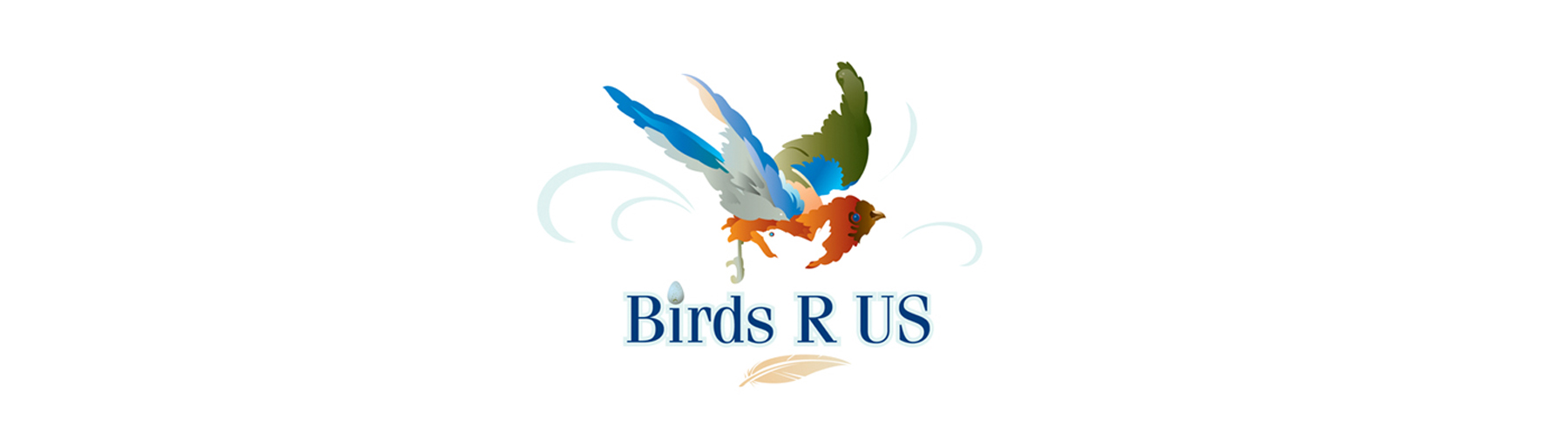 birds are us banner on white background
