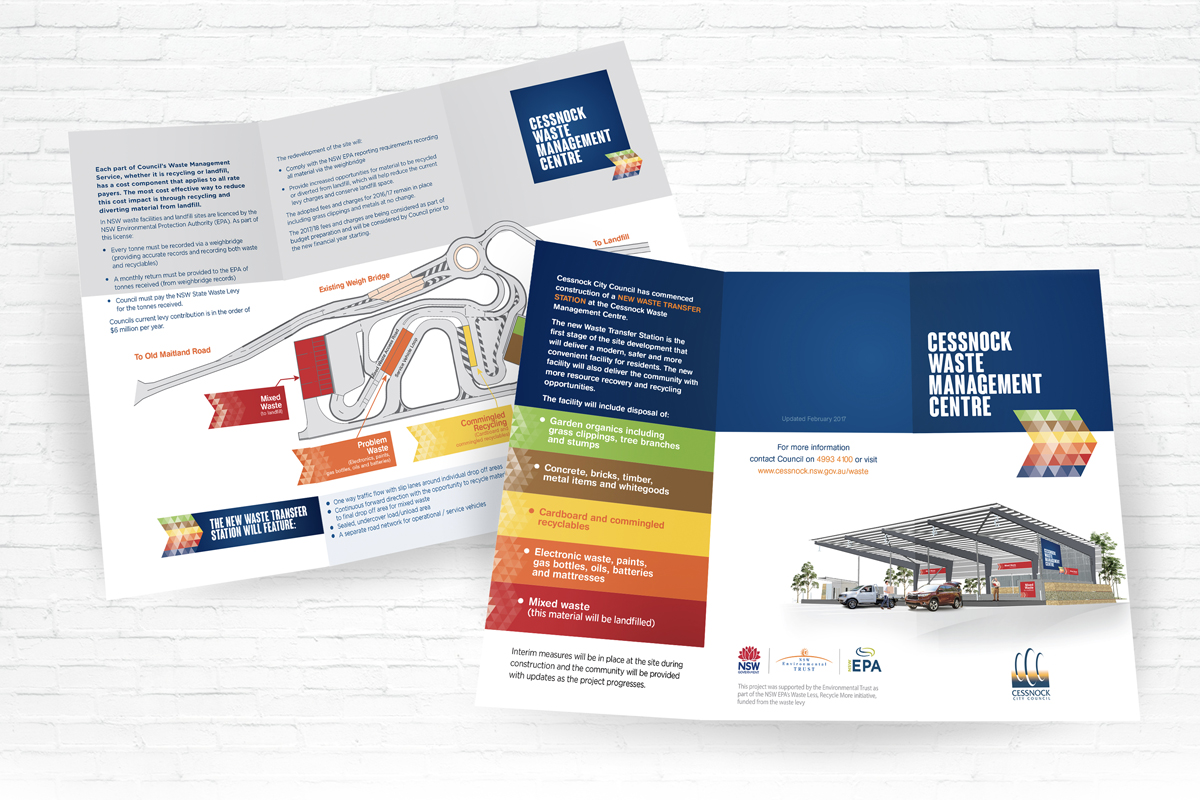 Waste Management Centre Brochure for Cessnock City Council