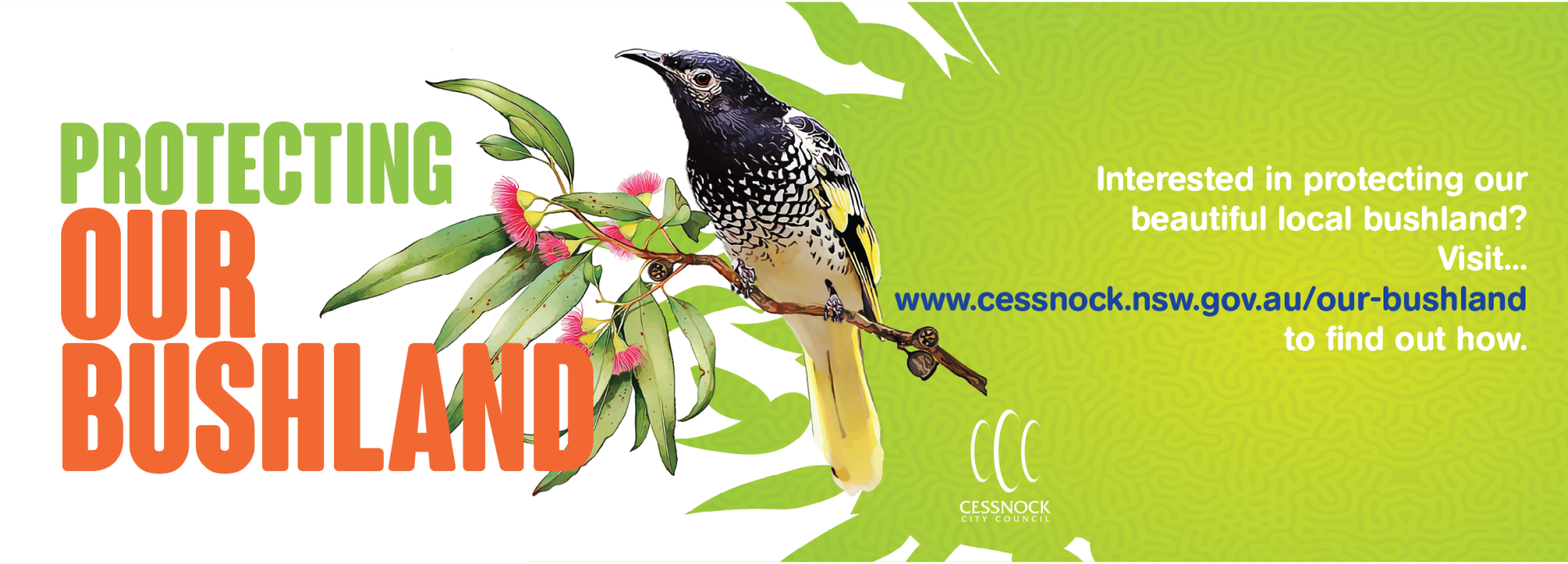 Decal promoting bushland advocacy