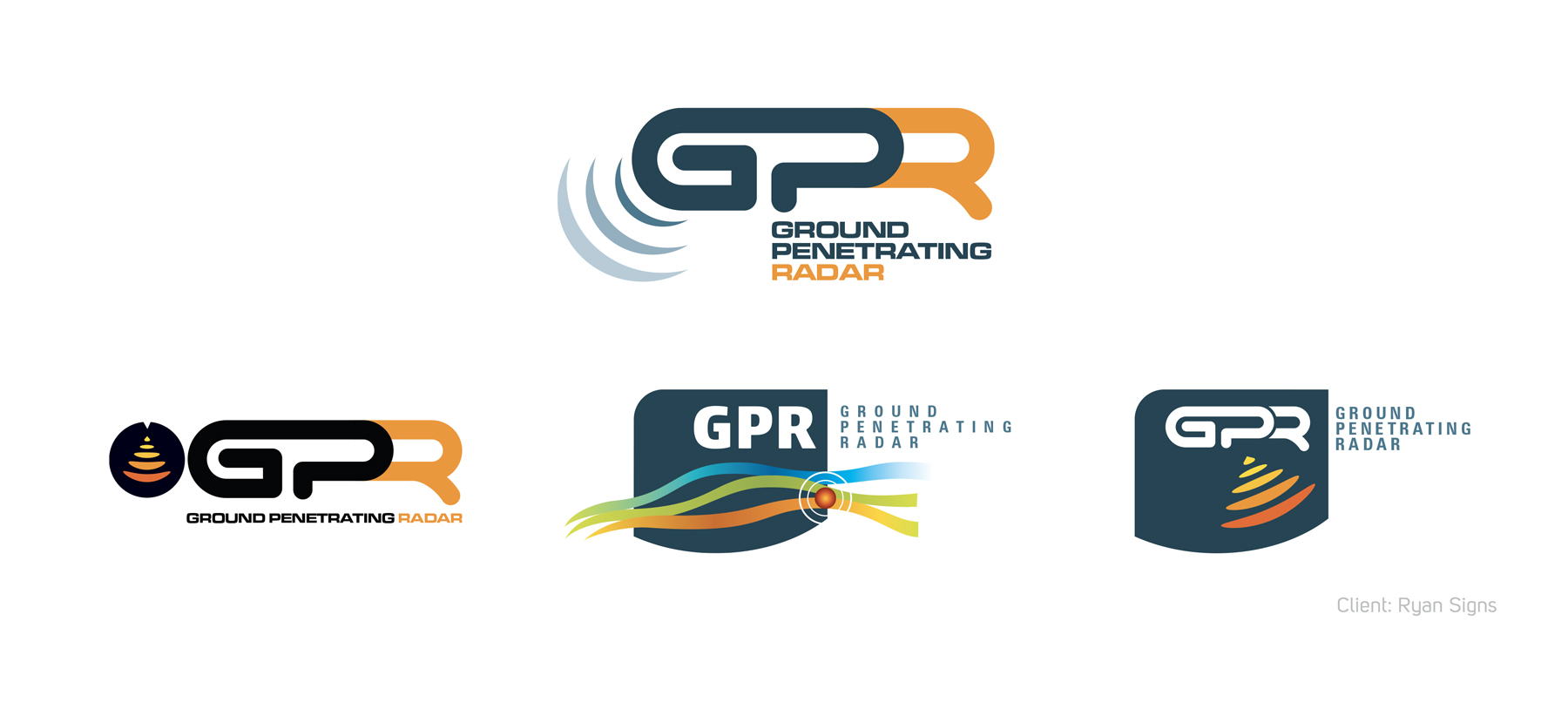 Ground Penetrating Radar Logo Banner