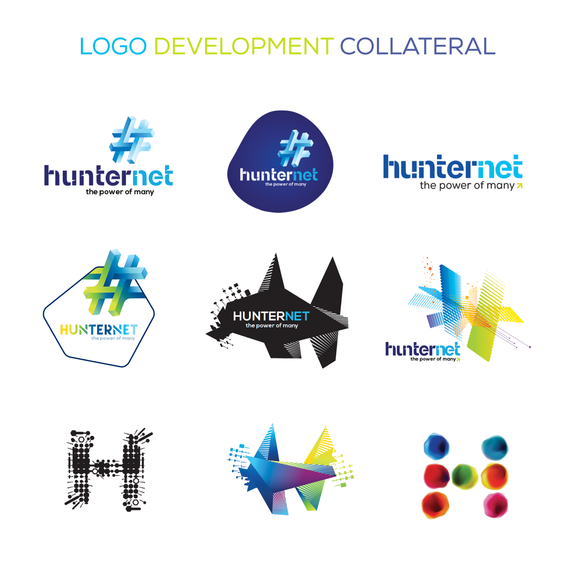HunterNet Logo Collateral