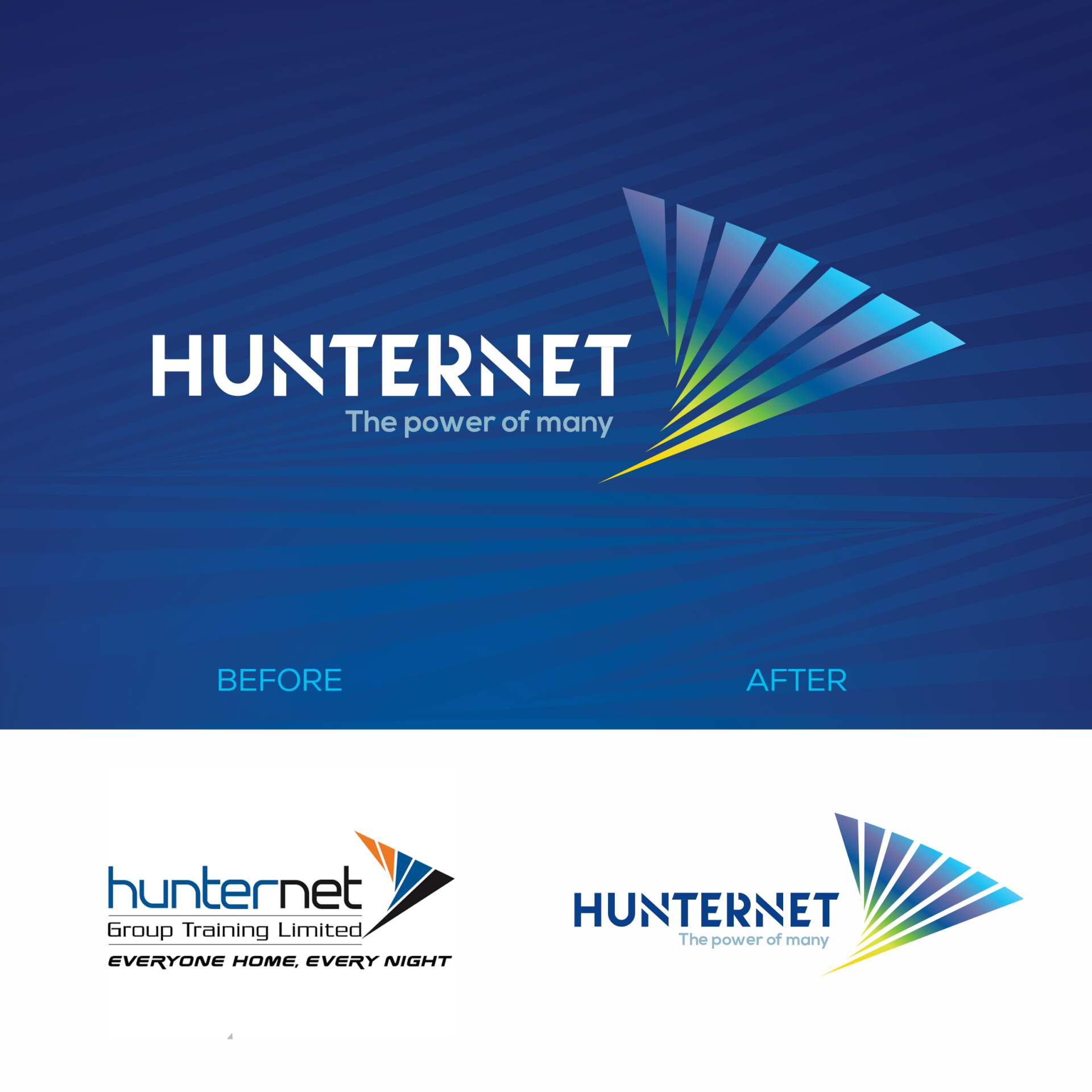 HunterNet LOGO Branding