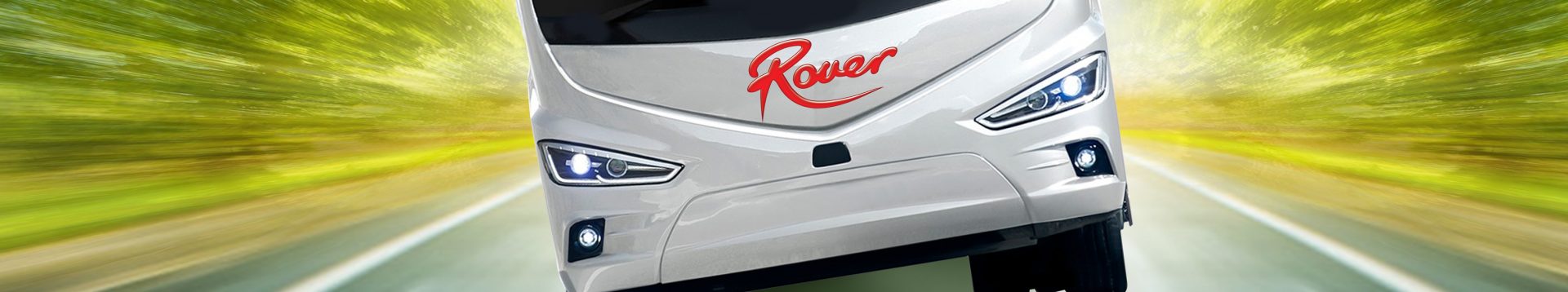 Rover Coaches banner for promotion