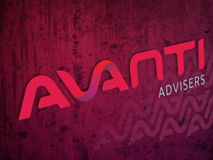 AVANTI Advisers Brand on Grunge Background