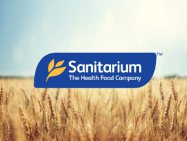 Sanitarium Logo on wheat field