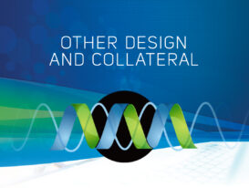 Design collateral display banner on green blue background